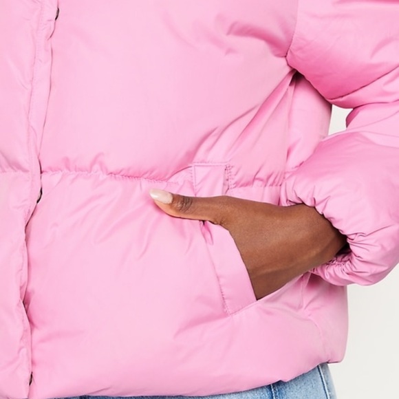 - NWT OLD NAVY Quilted Puffer Jacket Color Rose Quartz - Picture 4 of 8